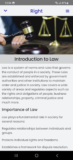 Law Course Screen 2