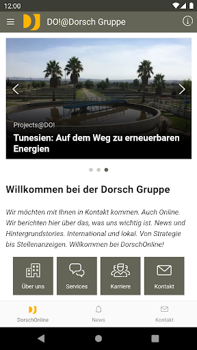 Android application DorschOnline screenshort