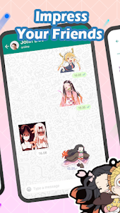 Anime Stickers for WA 1000+