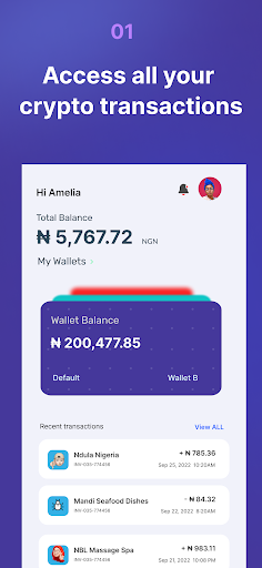 Android application Cryptip screenshort
