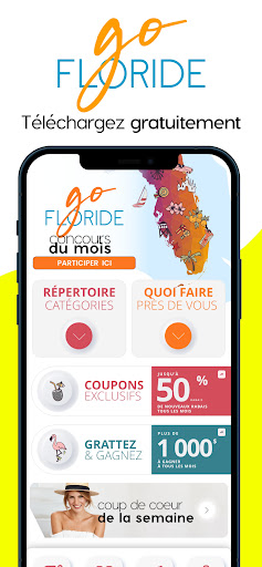 Android application Go Floride screenshort