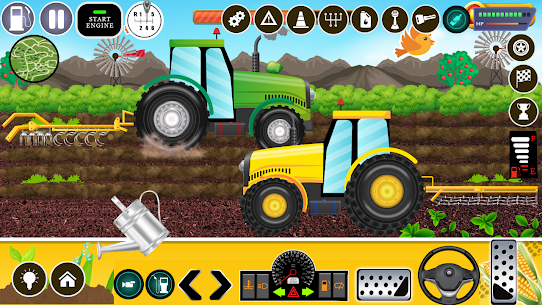 Kids Farm Tractor Harvest Game 5