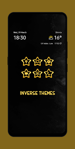 Android application Yellow Starlight Icon Pack screenshort
