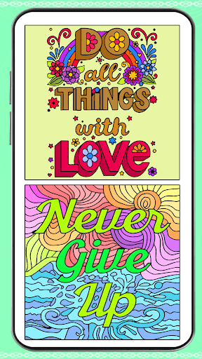Quotes Color by Number Book Screen 2