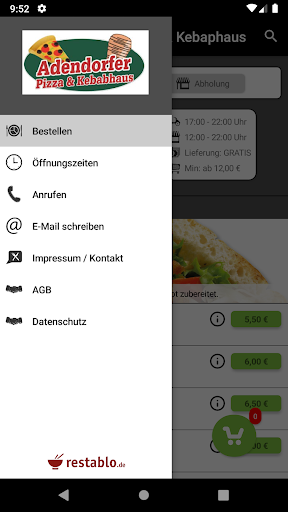 Pizza & Kebaphaus Adendorf Screen 2