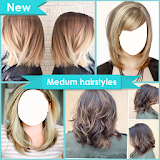 Medium hairstyles icon