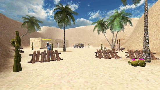 Wüste Hawks: Soldat-Kriegsspiel Screenshot
