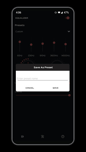 Hammer - Equalizer and Volume Screen 3