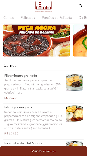 Android application Bolinha Restaurante screenshort