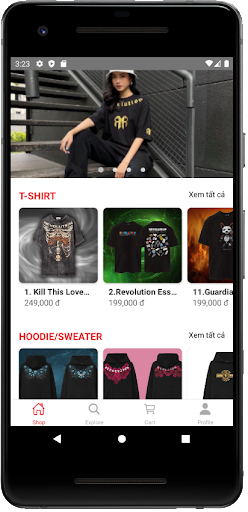 Revolution Clothing Screen 2