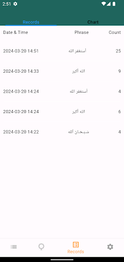 Tasbih Tasbeeh Digital Counter Screen 3