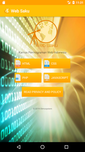 Android application Web Saku screenshort