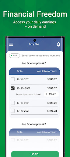 PayDayPortal Screen 2