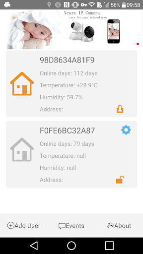 Android application Vcare Plus screenshort