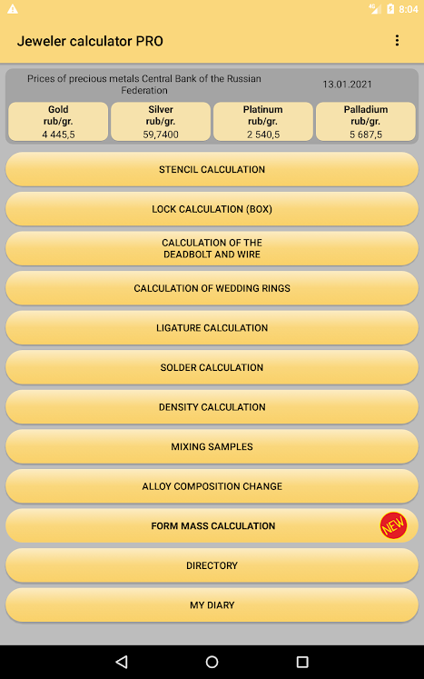 Download apk Jeweler Calculator Pro