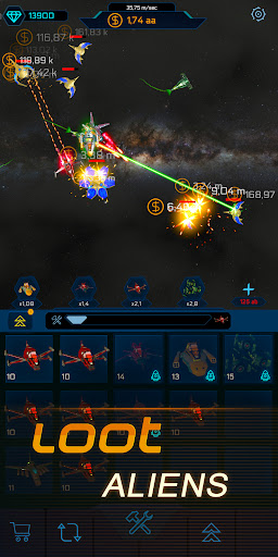 Merge Spaceship Idle Space