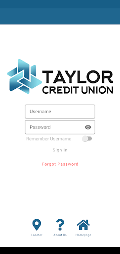 Android application Taylor Credit Union screenshort