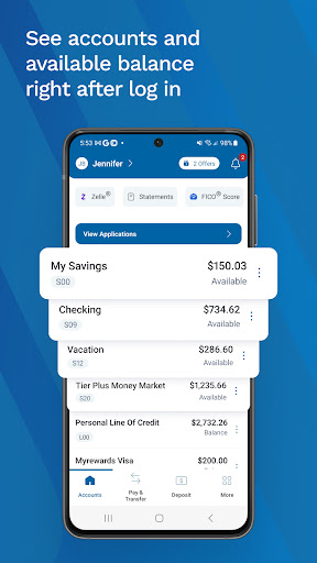 Wescom Financial Mobile Screenshot 4 - AppWisp.com