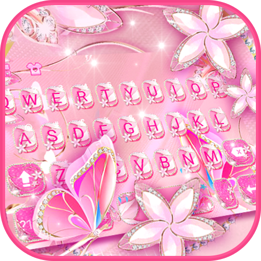 Rose Gold Lux Flower Keyboard  7.3.0_0426 Icon