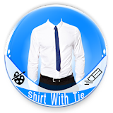 Men Formal Shirt With Tie icon
