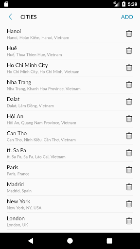 Viet Nam Weather Screenshot 4 - AppWisp.com