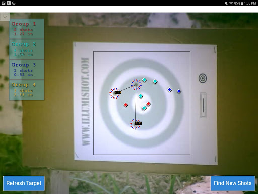 IllumiShot Target Marking App Screen 3
