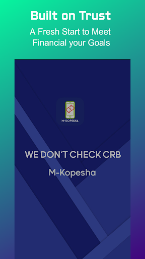 Android application M-Kopesha - Loans to M-pesa screenshort