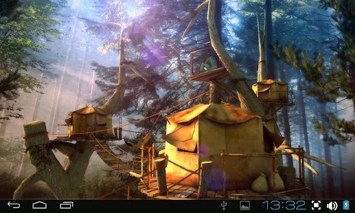 Tree Village 3D Pro lwp のスクリーンショット