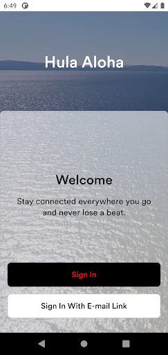 Android application Hula Aloha screenshort
