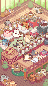 Cat Snack Bar MOD APK v1.0.73 (Unlimited Gems and Money) Gallery 1