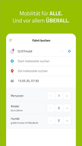 Android application ISTmobil: Mobilität für alle screenshort