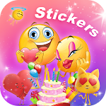 Cover Image of Télécharger Lovely Stickers For WhatsApp - Birthday & Emoji 1.0.7 APK