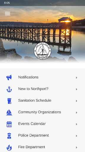 Android application My Northport screenshort