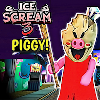 Piggy ice scream 4 - Escape Hi Neighbor Guide
