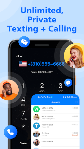 CoverMe - Second Phone Number Screen 2