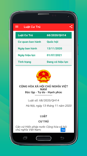 Luật Cư Trú | Dữ Liệu Luật Screen 3