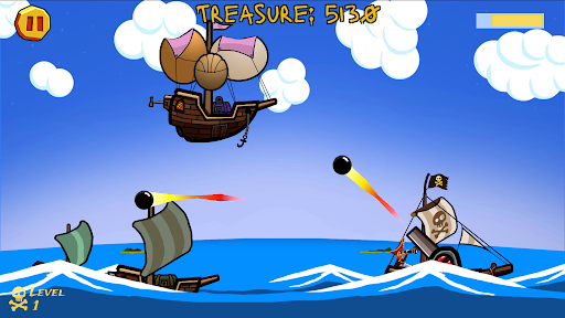 Android application Crazy Pirate Kaboom screenshort