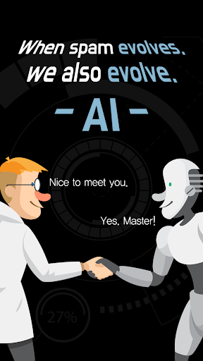 Android application WhyCall - AI spam blocking app screenshort