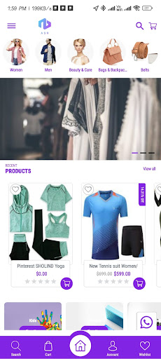 Android application ASR CRYPTO STORE screenshort