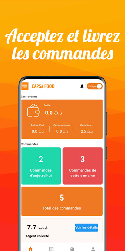 CapsaFood - App Livreur
