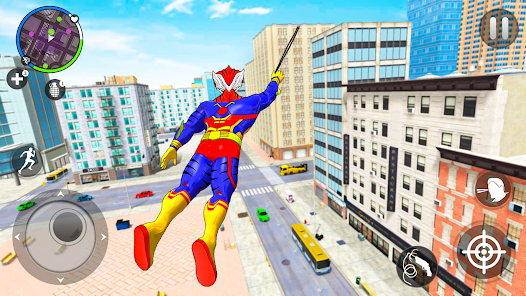 Lion Hero: Rope Superhero Game  screenshots 14