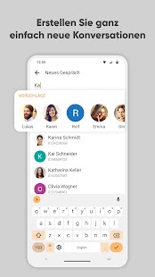 Schlichter SMS-Messenger لقطة شاشة