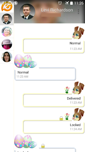 Easter EvolveSMS Theme Screen 2