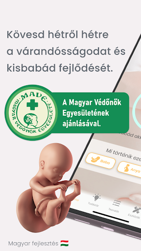 Android application PregHello – terhességi app screenshort