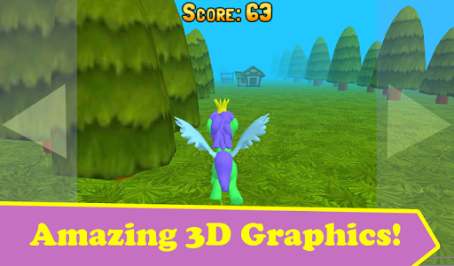 Running Pony 3D: Little Race 1.20 screenshots 4