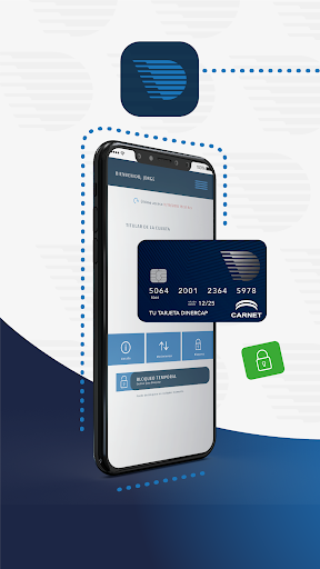 Android application DINERCAP MÓVIL TDC screenshort