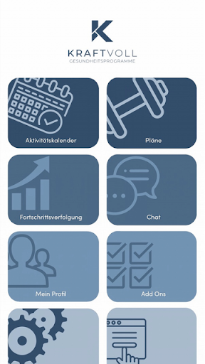 Android application KRAFTVOLL Gesundheitsprogramme screenshort