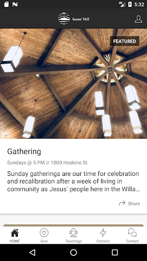 Android application Saints' Hill Church screenshort