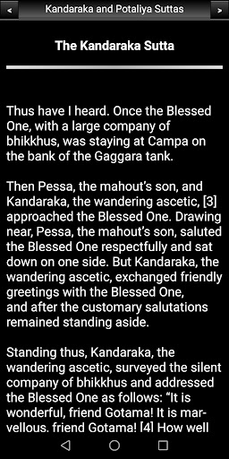 Kandaraka and Potaliya Suttas Screen 3