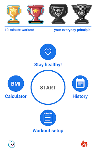 Android application Your 10-Minute Workout screenshort